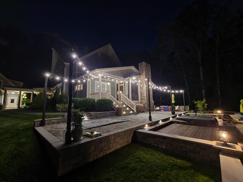professional outdoor string lighting manakin sabot virginia